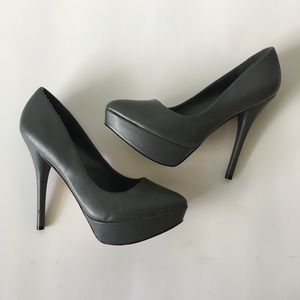 Aldo Gray Platform Heels